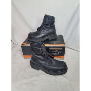 Dr Martens Vtg 90s Grunge Punk Festival Boots Goth Retro Chunky Cap Toe Size 7